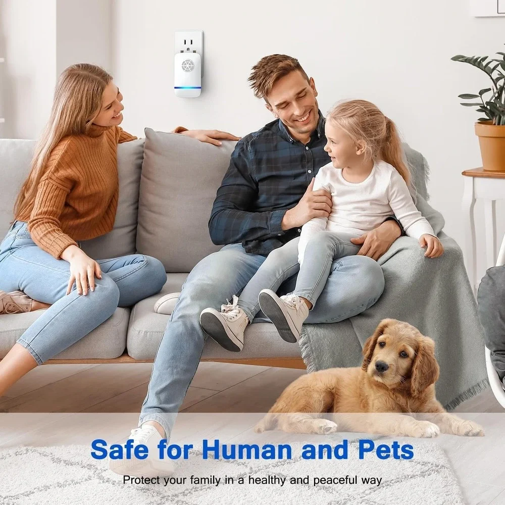 6 pcs Ultrasonic Pest Repeller Electronic Repellent Insects Mice Rat
